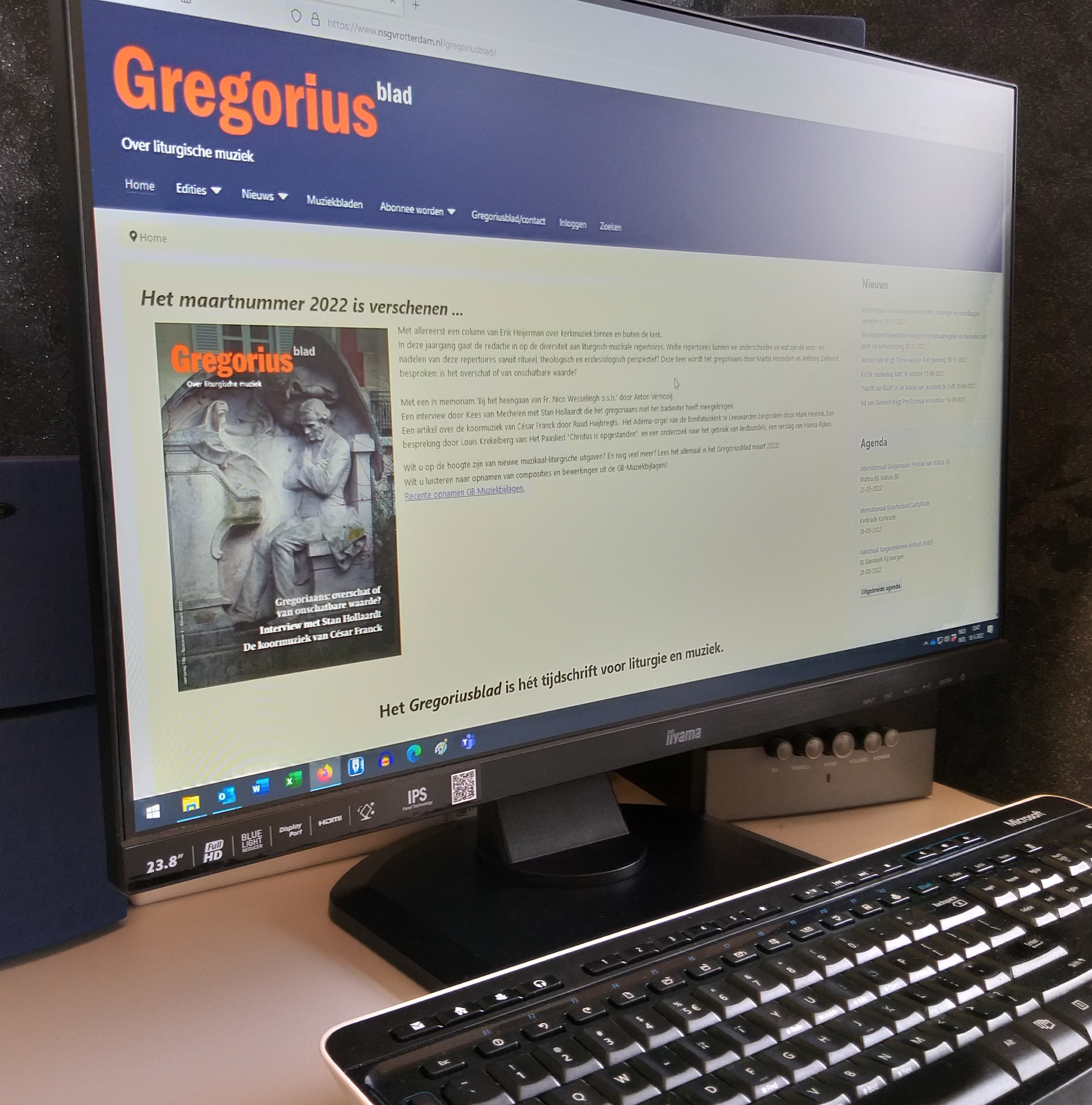 Website Gregoriusblad